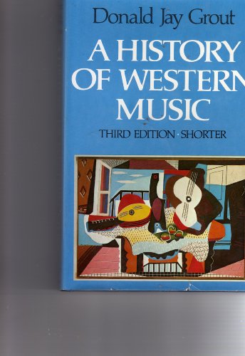 A history of western music 0393951421 Book Cover