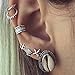 Produktbild FXmimior Böhmische Ohrringe Ohrstecker Retro Seestern Muschel Strand Sommer Vintage Silber Frauen Schmuck 7 Stück