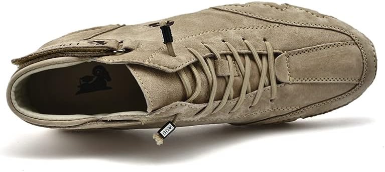 Miniatura 5 de Botas altas italianas hechas a mano, zapatos para hombre, botas impermeables para hombres, botas casuales para hombres, antideslizantes,