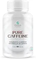 PURE CAFFEINE - 60 Cápsulas - Central Nutrition - Suplemento Alimentar em Cápsulas de Cafeína