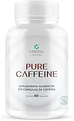 PURE CAFFEINE - 60 Cápsulas - Central Nutrition - Suplemento Alimentar em Cápsulas de Cafeína