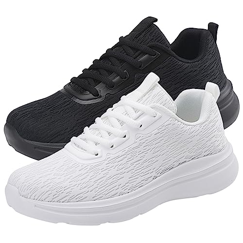 Chaussures de course pour homme baskets de sport légères à lacets - 2