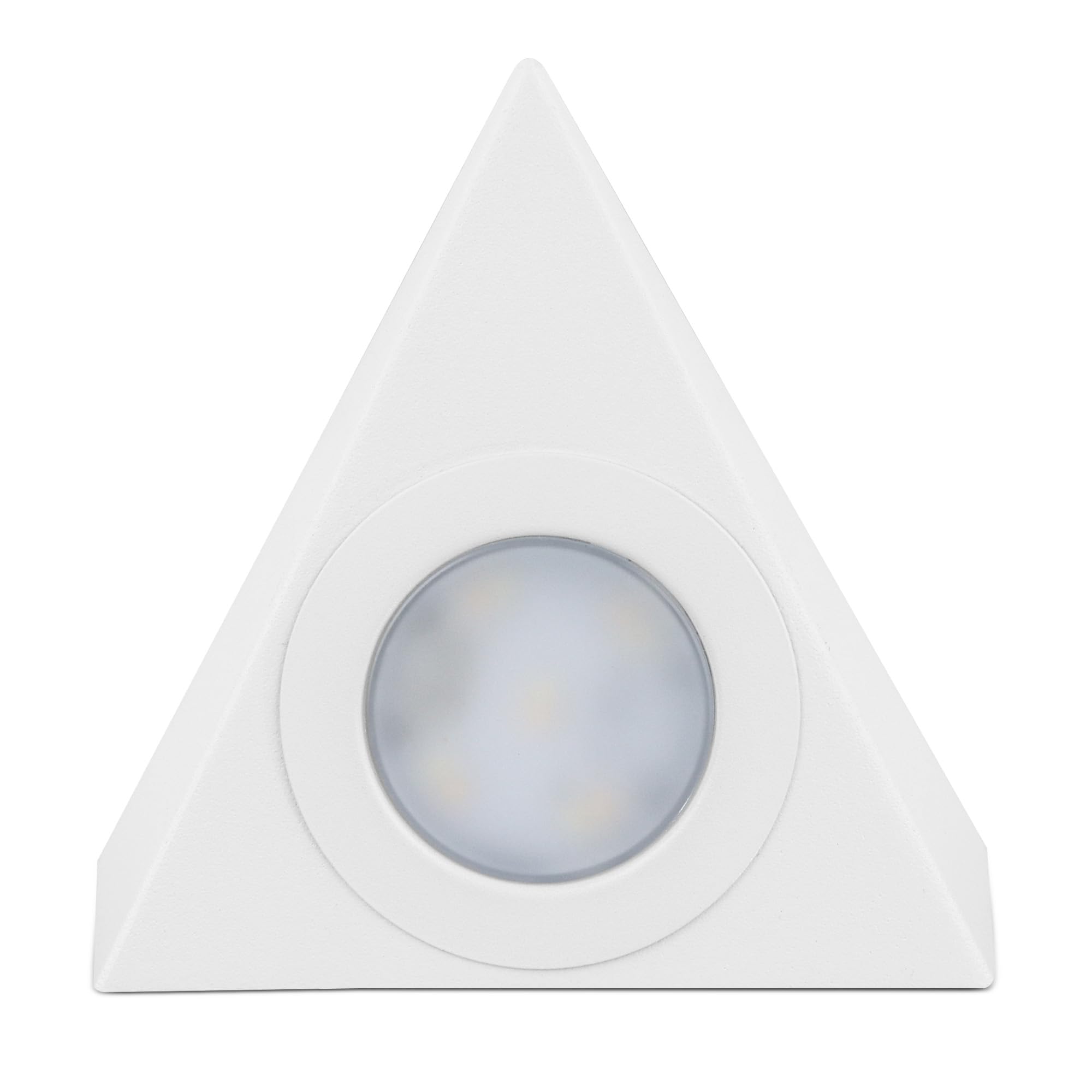 Bright Source LED Triangular Pyramid Cabinet Cupboard Unit Shelf Light, White, 2.5W, 220lm, 3CCT Switchable 3000K 4000K 6000K
