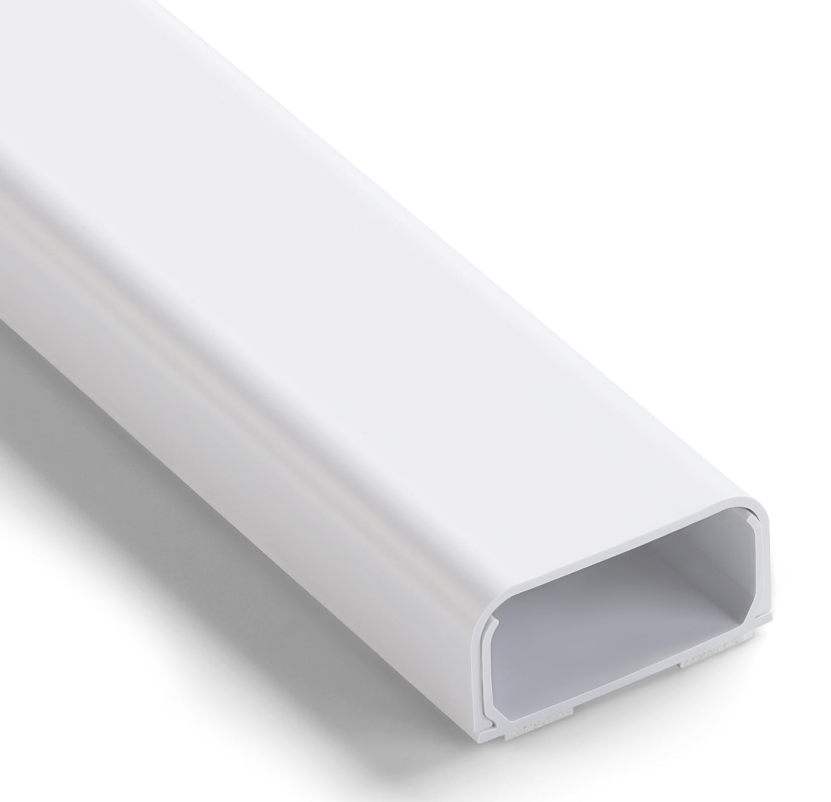 Cord Hider Wall for 4-7 Wires, 48in Cable Management Kit, X-Large Cord Organizer Wall, TV Cable Hider Wire Hider for Wall Hide Cords Wall Mounted TV, Cable Raceway White 3X L16in, W1.5in H0.8in