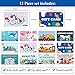 Fake Credit Cards for Kids, Play Credit Cards Pretend Debit Credit Cards for Girls and Boys, Driver's License, Membership Play Cards, Fake Toy Cards 12pcs