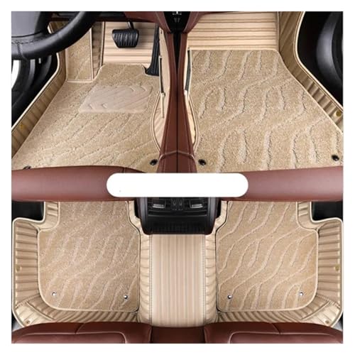 Tapis voiture antidérapant et imperméable pour Mercedes CLA 200 beige
