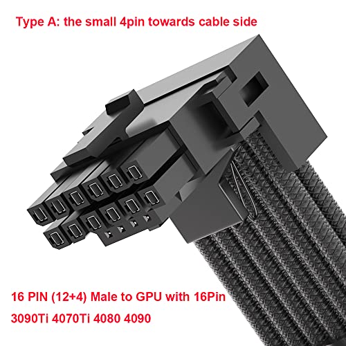 JOYJOM Adaptador 90° 12VHPWR para soportes GPU Corsair miniatura 7
