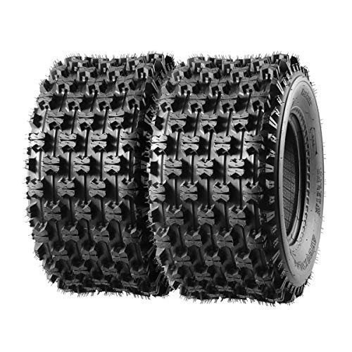 MaxAuto ATV Sport Quad Tires set of 2 20X10-9 Rear Tires 4Ply…
