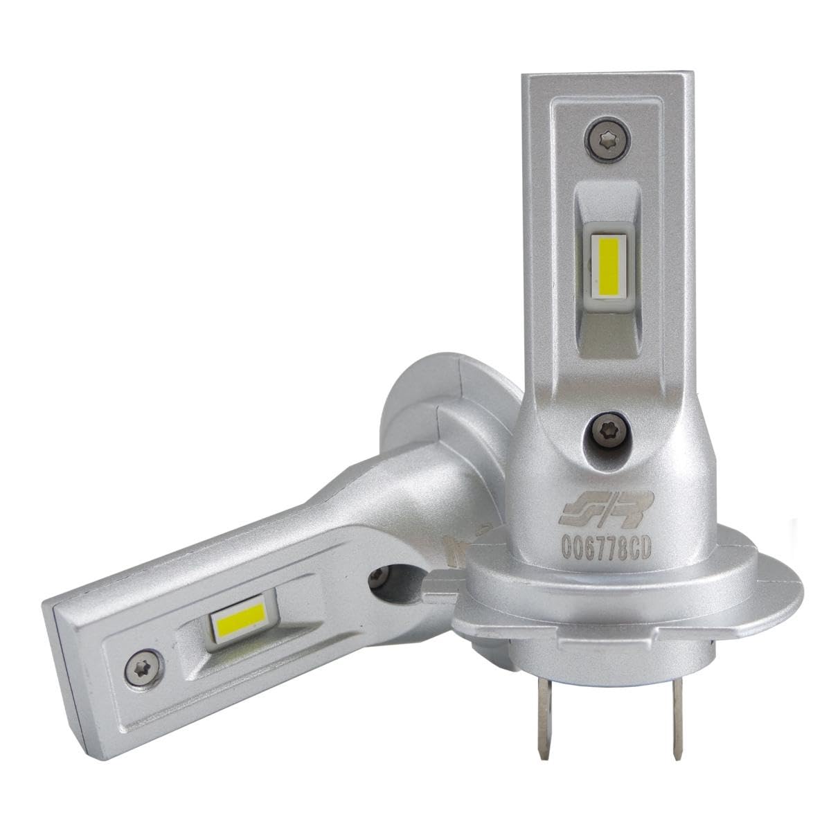 Simoni Racing Z7 LED Conversion iLuz, Kit 2 Lampadine a LED Attacco H7 – H18 di Piccole Dimensioni per Auto e Moto da 6500°K Luce Bianca