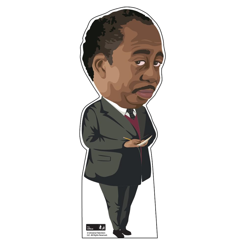 The Office Flat Stanley Hudson Mini Tabletop Standee - Officially Licensed - 8 in x 3 in