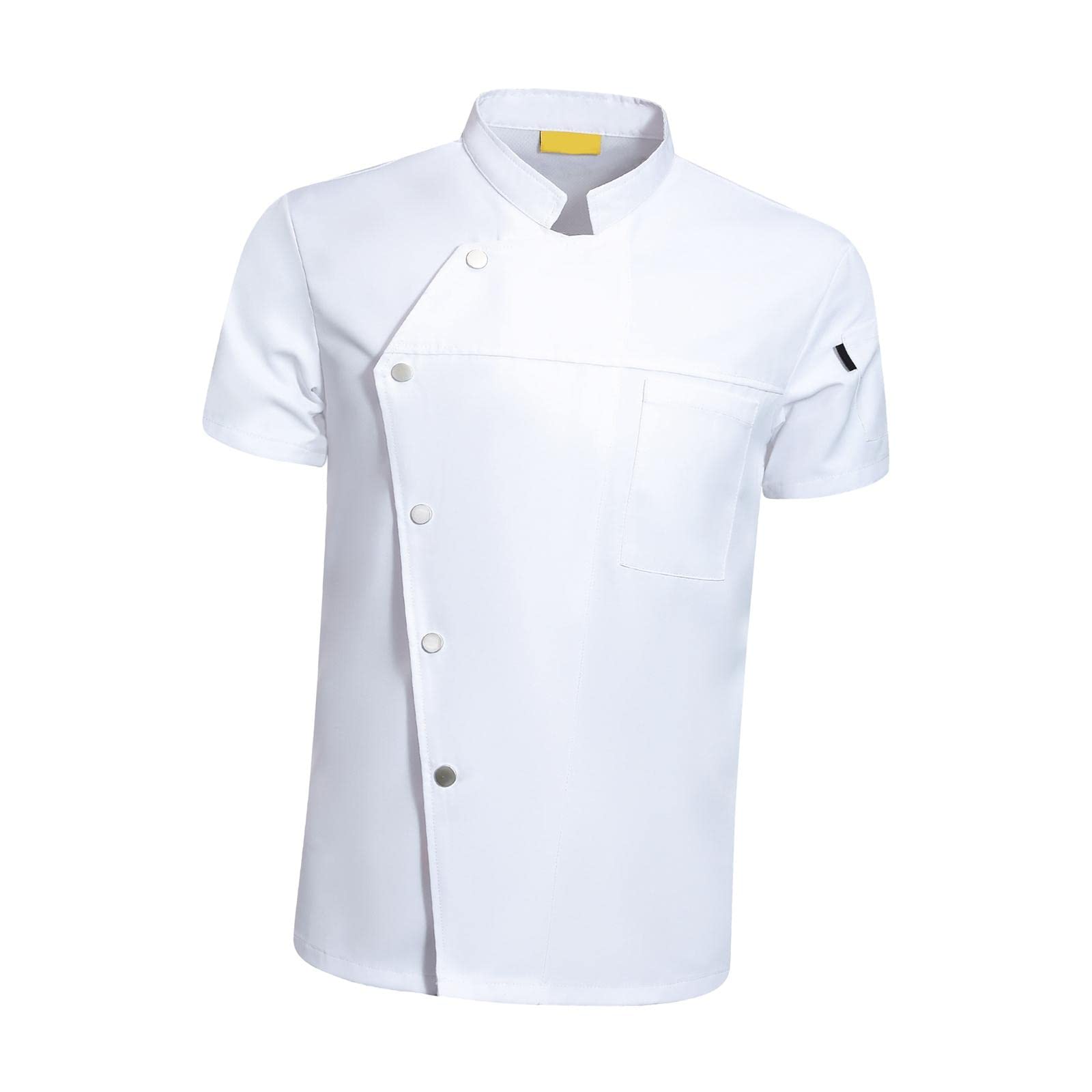 Giacca Da Cuoco a Maniche Corte per Professionisti Della Cucina nel Settore Della Ristorazione