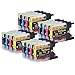 Price comparison product image Go Inks 4 Set of 4 Ink Cartridges to replace Brother LC1240 Compatible/non-OEM for Brother DCP and MFC Printers (16 Inks)