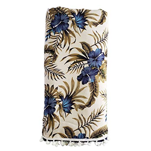 Canga toalha azul escuro Lar em Cor