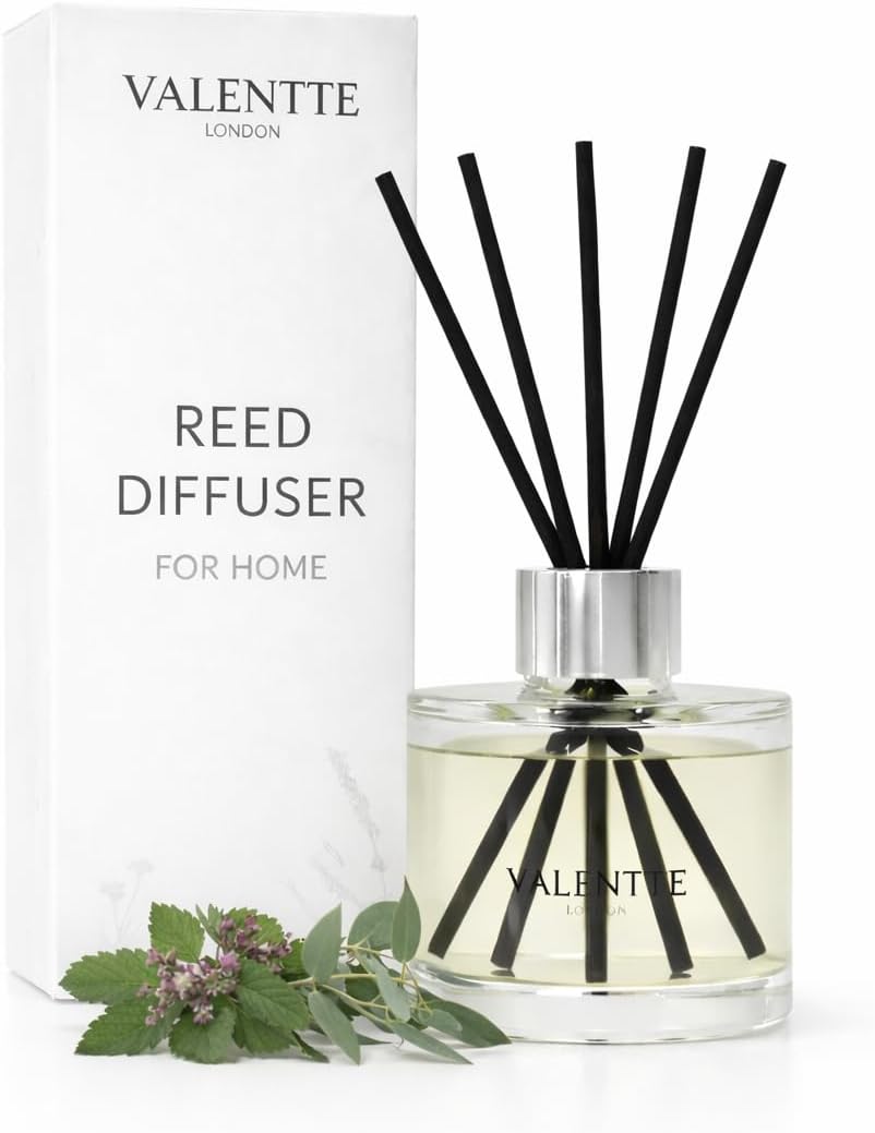 Reed Diffuser - Patchouli & Eucalyptus Scent | Essential Oil Aroma for Home | 100 ml