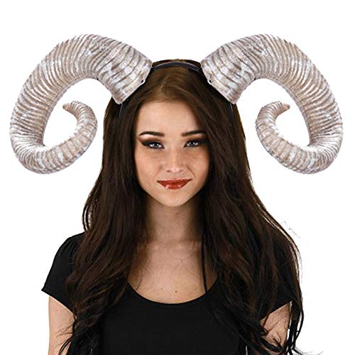 Cornes du diable réalistes sur serre-tête gothique pour coiffure de fête et cosplay NewL