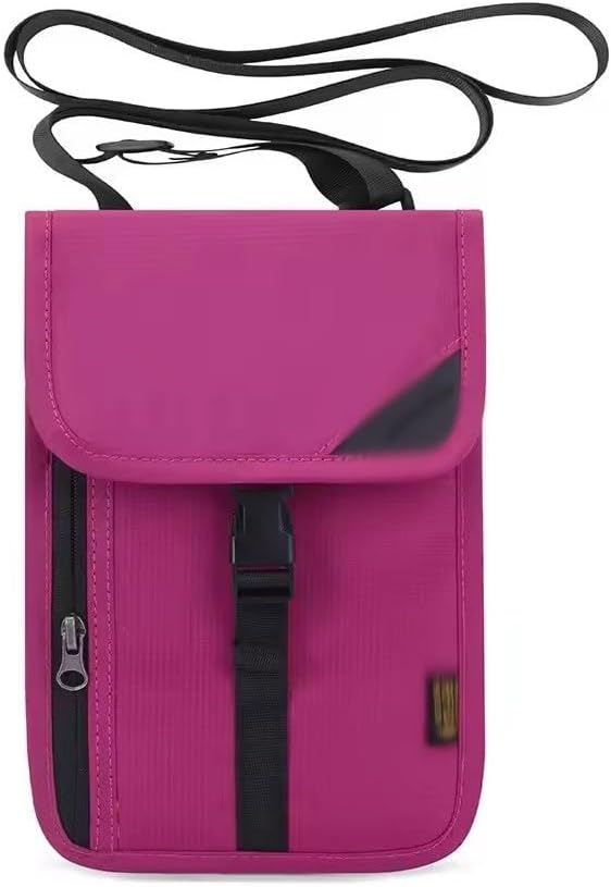Multifunction Anti-theft Wallet Hidden Travel Neck Pouch Passport Cover Cards Holder ID Card