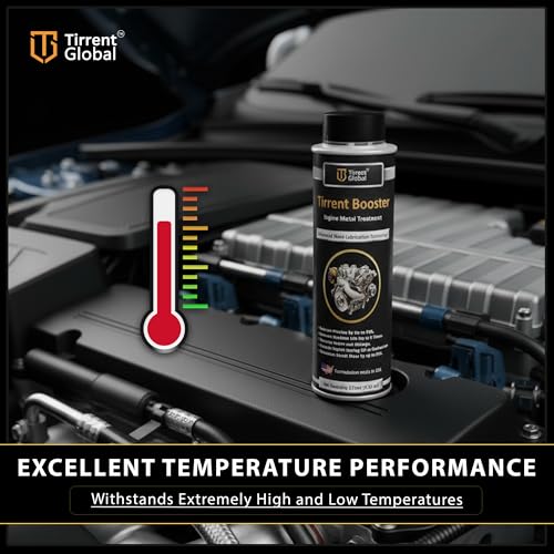 Image of Tirrent Booster Engine Metal Treatment (275ml) Engine Oil Additive, High-Tech Wear Protection for Petrol and Diesel Vehicles