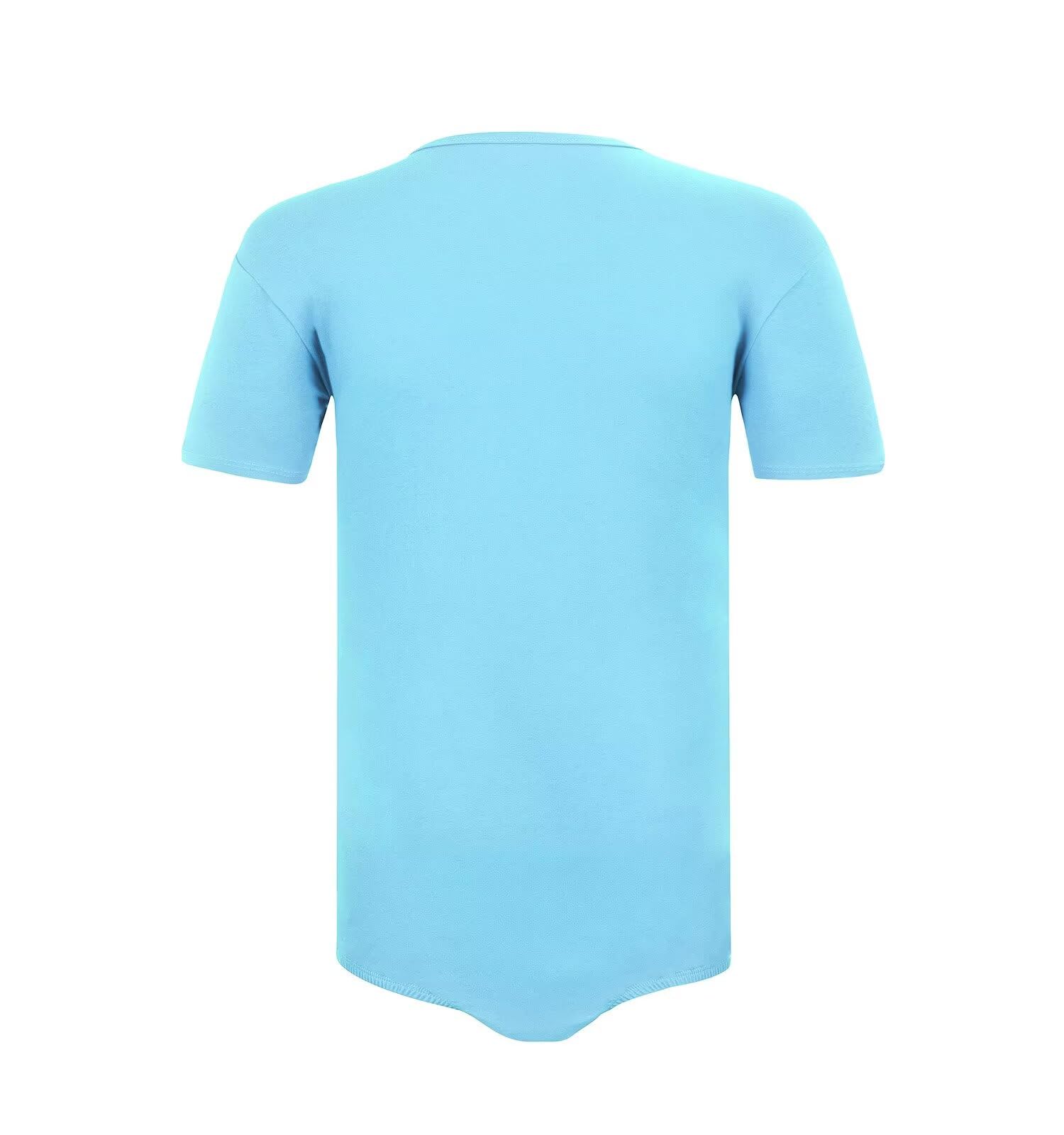 Landofgenie Combinaison à Manches Courtes Homme Pyjama Combinaison