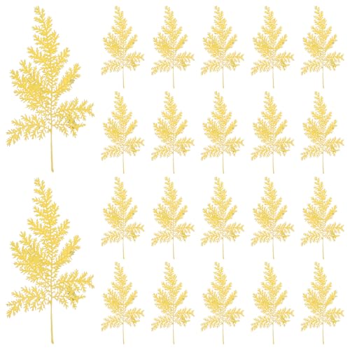 Material artesanal hojas secas naturales Homoyoyo 48 pcs miniatura 1