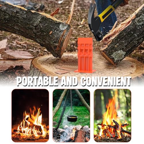 Fendeuse de bûches manuelle portable idéale pour le camping et le brasero - 8