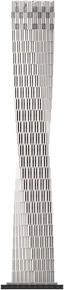 Architecture 1/800 Dubai Famous Landmark Building Kit, Street Scene Series Building Set (1031PCS)