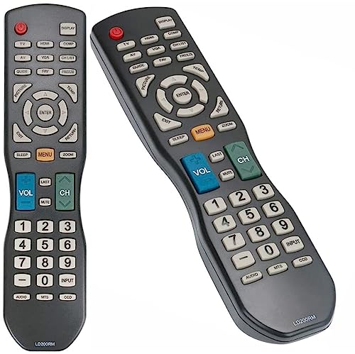 Smartby New Apex LED LCD TV Remote Control LD200RM LD220RM LD4088RM for These Models: JE3708 LD 3249...