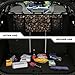Oramclsy Mushroom Car Trunk Organizer,Large Capacity Car Storage Organizer,Hanging Foldable Car Organizers and Storage Car Interior Accessories