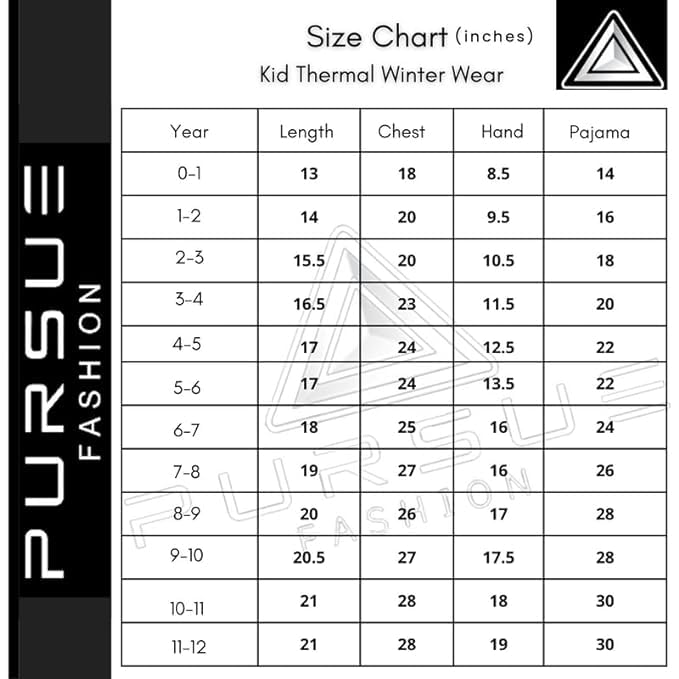 Image of Unisex Kids Winter Wear Thermal Set Innerwear Top & Full Pant Woolen Warmer Combo Set for Girls Boys, Kids Unisex Body Warmer Thermal (Set of 1)