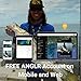 ANGLR Bullseye Fishing Tracker - Portable Bluetooth Smartphone GPS with Satellite Imagery and Logbook for Kayak, Bass, Saltwater, and Fly Fishing