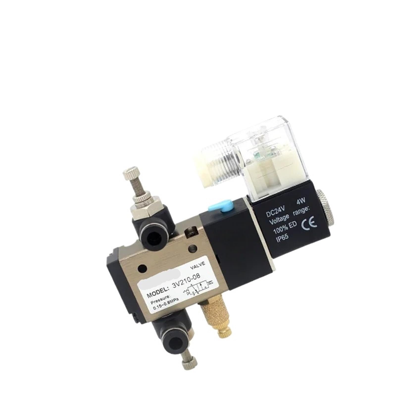 Electrovanne 3V210-08 pour réparer circuit air comprimé et piloter vérin 3/2
