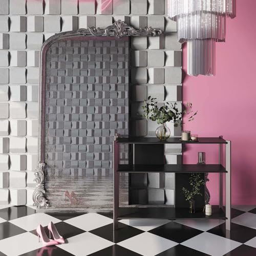 Panneau mural 3D Profhome 159823 en mousse de polyuréthane 60x60cm