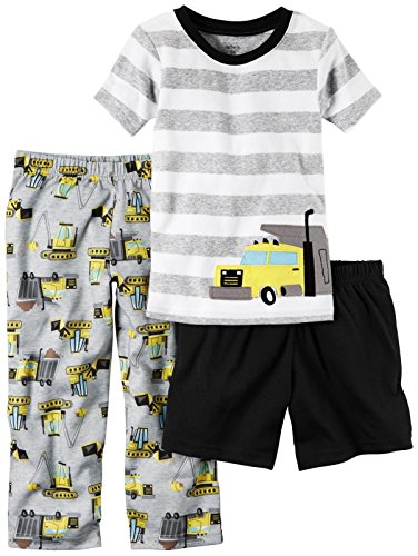 Pyjama Carter's Boys 3 Pc Poly anti-irritation pour le sommeil des bébés de taille 12