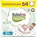 Babylino Premium, Windeln für Neugeborene, Größe 2, mit Ultra-Soft-Filter, Mini (3-6 kg), 64 Stück