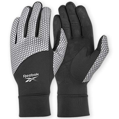 Reflective running gloves