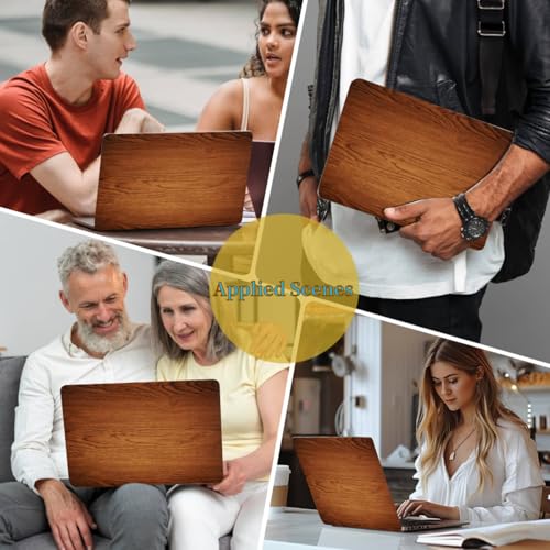 Coque MacBook Pro 13 grain de bois 1448 finition premium avec protection clavier fine