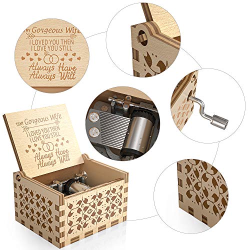 Image of Ucuber You are My Sunshine Music Box Gifts for Wife from Husband
