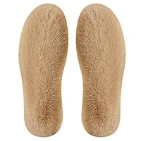 Sheepskin Insoles for Women Winter Fluffy Thermal Insoles Faux Sheepskin Warm Fleece Wool Thick Replacment Insoles for Boots Sports Shoes(5UK)