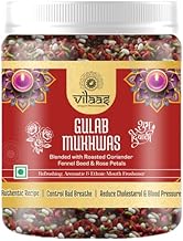 VILAAS Gulab Mukhwas 300GM (Goodness of Rose & Healthy Seeds)| Mix Digestive Mouth Freshner Saunf - Pack Of 1 [Jar Pack]