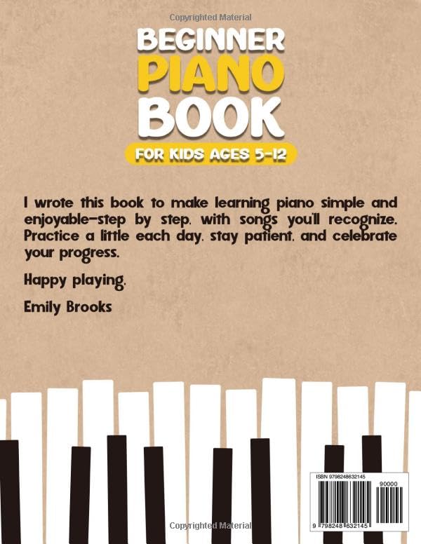 Beginner Piano Book for Kids Ages 5-12: Easy-to-Follow Instructions for Kids, Popular Songs, and Fun Practice Pages image 3