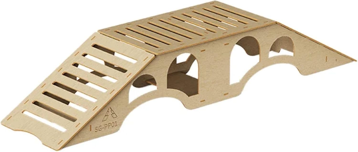 Bridge Course Prop Simulation Road Obstacle Steep Slope for RC Crawer Car 1/18 1/24 TRX4M UTB18 SCX24 AX24 FCX24 (Bridge 2)