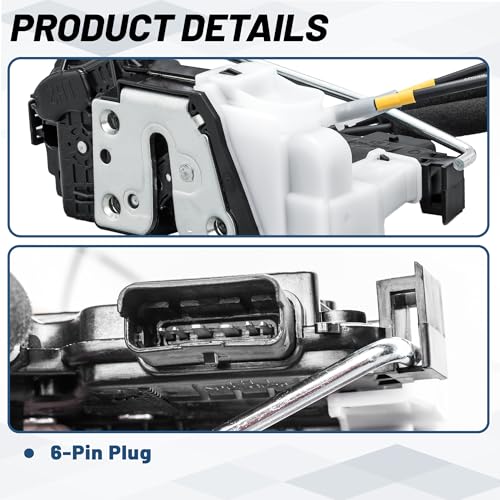 Image of KELOKE Door Latch Lock Actuator Compatible with Kia Forte 2011-2013 Hatchback, Forte 2010-2014 Sedan, Forte5 2012-2013 Hatchback, Front Left Driver Side, Replace# 81310-1M040 937078