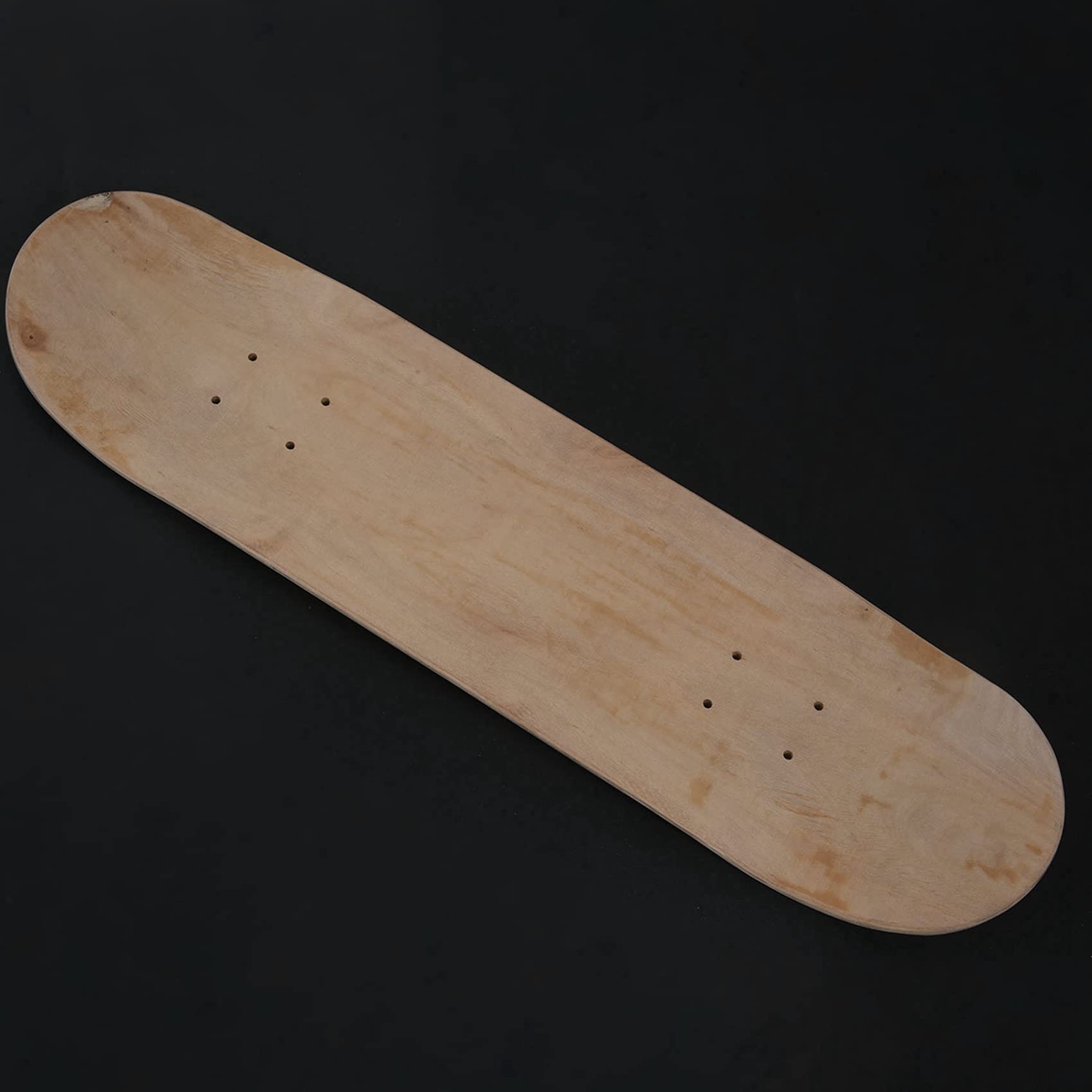 2X Planches à roulettes Doubles Concaves Vierges, Double Couche, Blanc, éRable, 8 Pouces