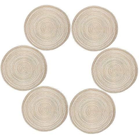 Diealles Set de Table Rond, Lot de 6 Cover