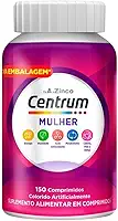 Centrum Mulher Multivitaminico Diário, com Magnésio, Vitamina D e Vitamina B12, 150 Comprimidos