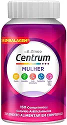 Centrum Mulher Multivitaminico Diário, com Magnésio, Vitamina D e Vitamina B12, 150 Comprimidos