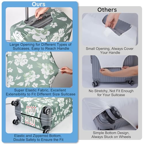 ICOSY Luggage Suitcase Covers, Scratch Resistant Travel Essentials3