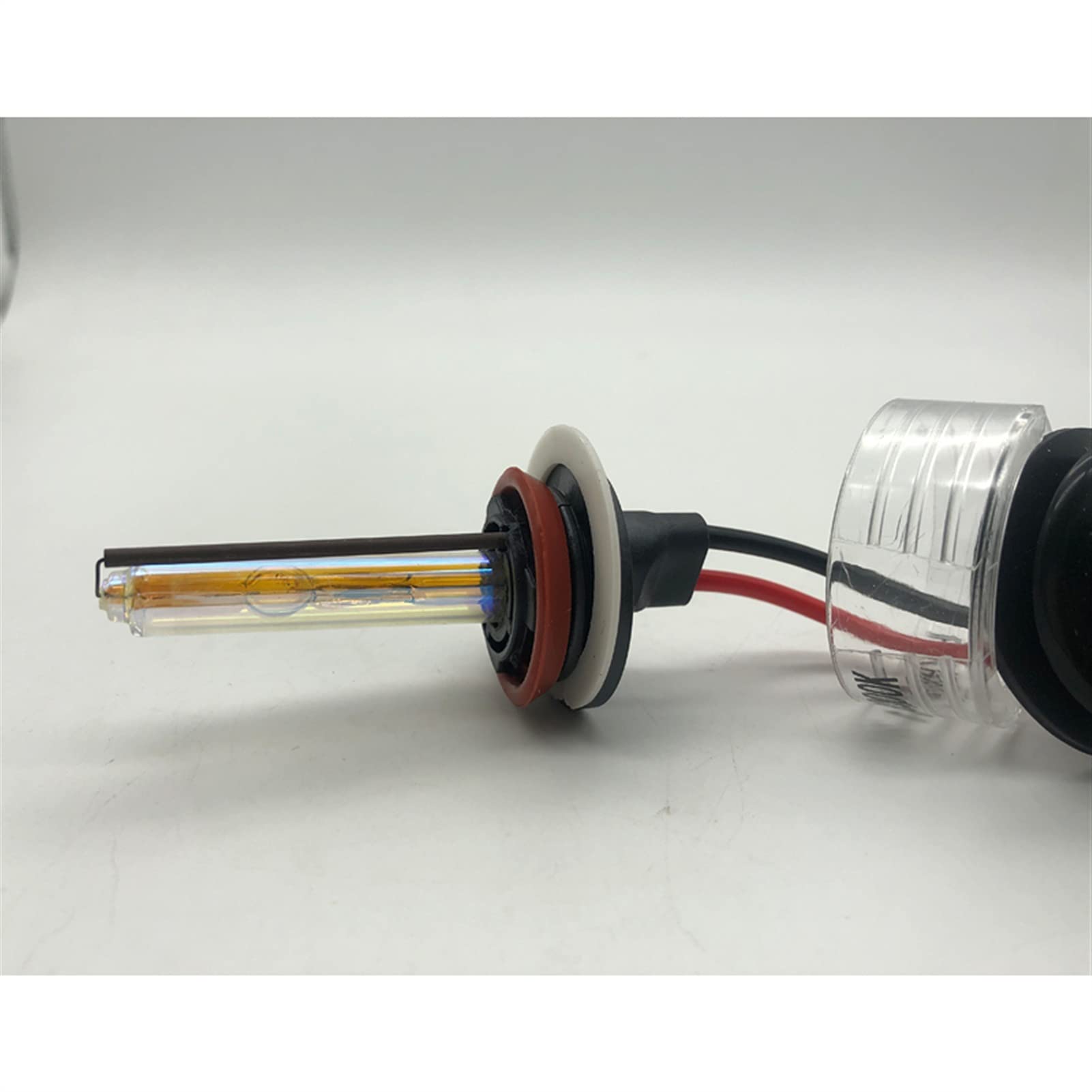 Żarówka ledowa 2PC HID Barb Xenon Auto Lampa wymiany reflektorów H2 H9 H9 H11 3000K 12 V 35W 55W (Color : 3000 K, Size : H8)