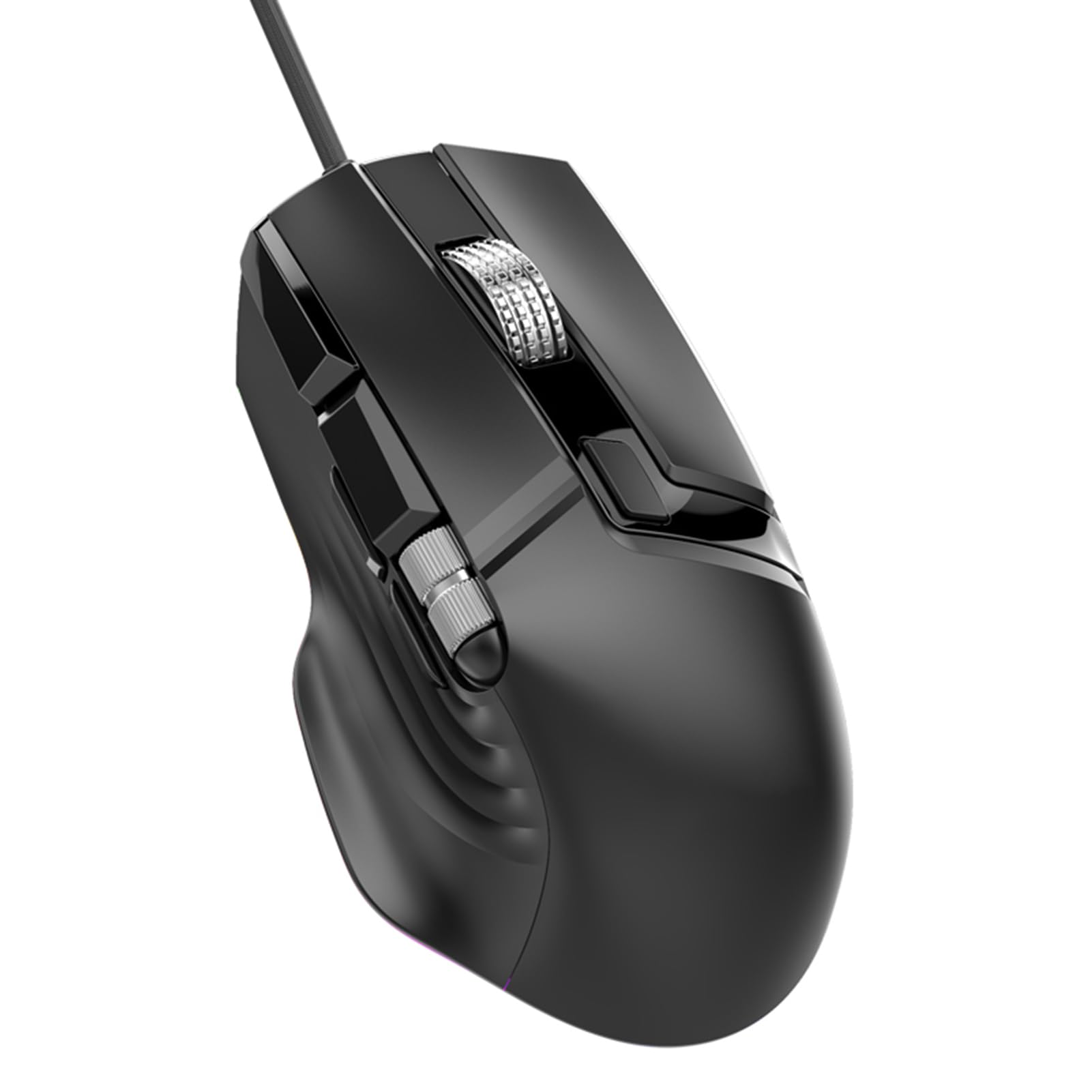 Souris de jeu filaire RVB ergonomique Docooler avec macro programmable - 8