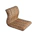Produktbild JiuErDP Rattan Gras Rückenlehne Sitz und Zimmer Stuhl Bett Erker Fenster Sitz Lazy Chair niedrigen Stuhl Stuhl Beinlose Sofa