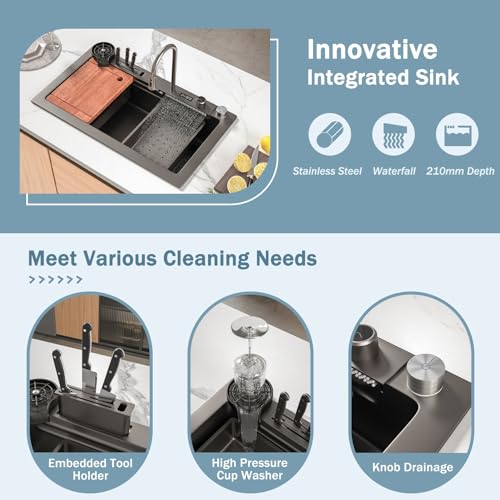 Évier de cuisine poste de travail 80 cm pour simplifier vos repas - 4